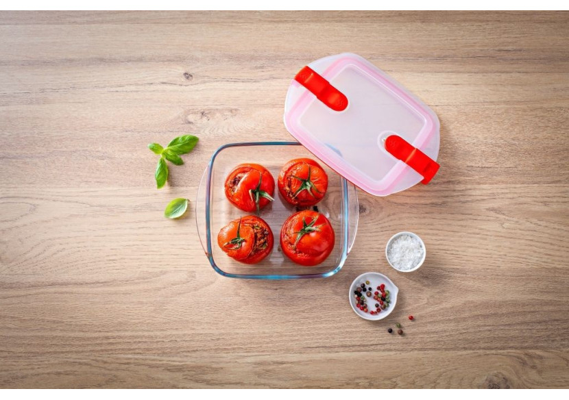 Boîte Alimentaire Cook & Heat - 20 x 17 cm avec couvercle - PY 279598 - Pyrex
