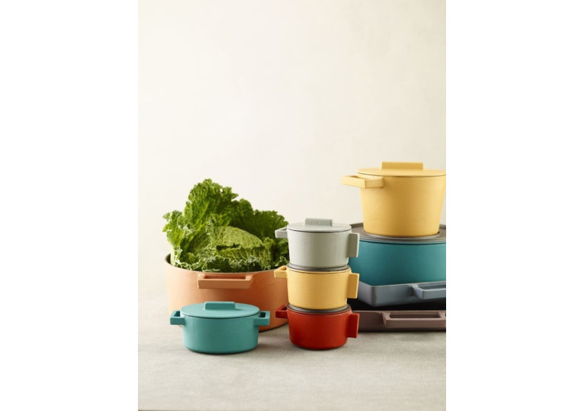 Braadpan Terra.Cotto - Gietijzer Ovale avec couvercle, 13x10 cm - SA 925603 - Sambonet