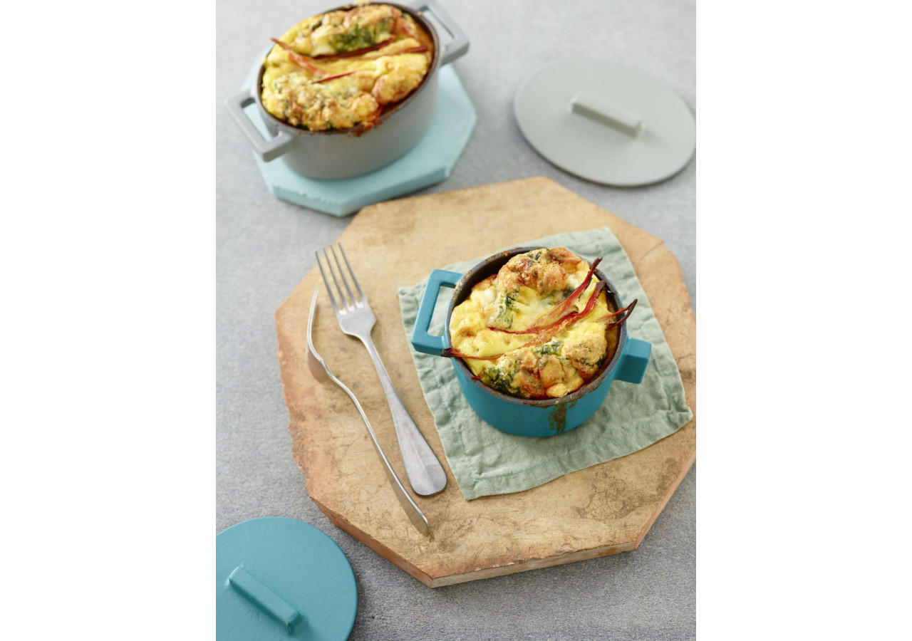 Braadpan Terra.Cotto - Gietijzer Ovale avec couvercle, 13x10 cm - SA 925603 - Sambonet