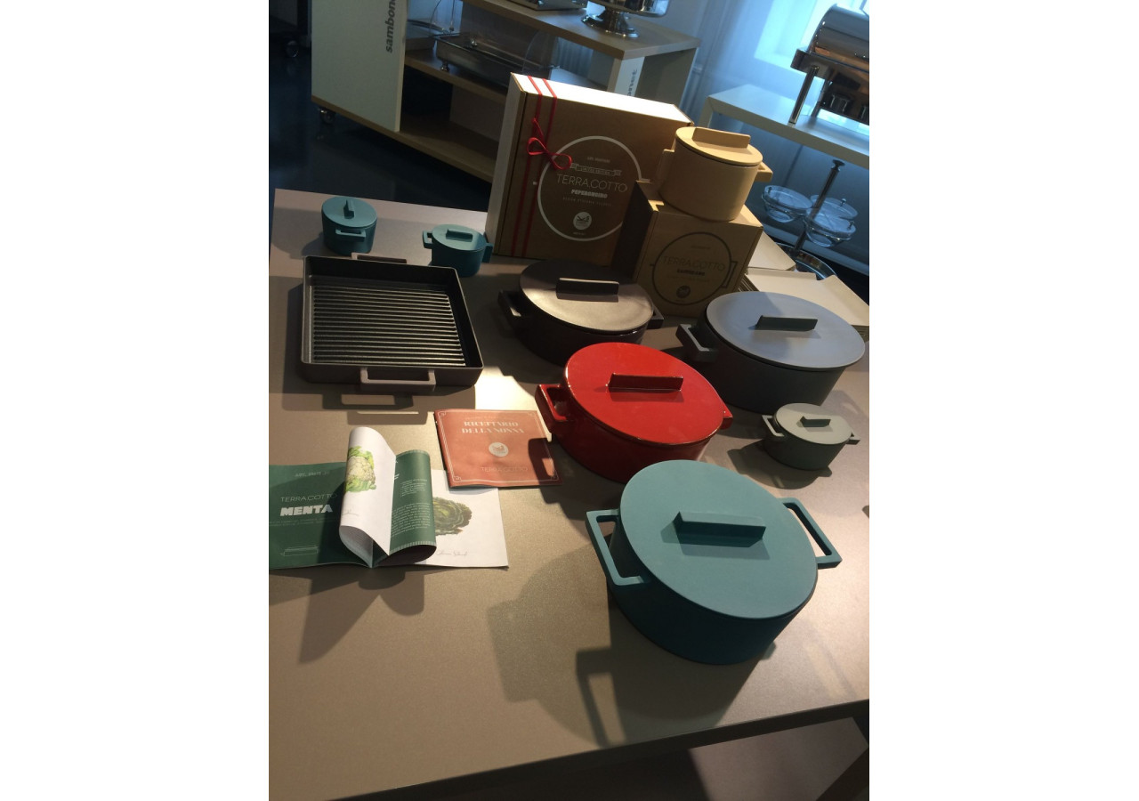 Braadpan Terra.Cotto - Gietijzer Ovale avec couvercle, 13x10 cm - SA 925603 - Sambonet