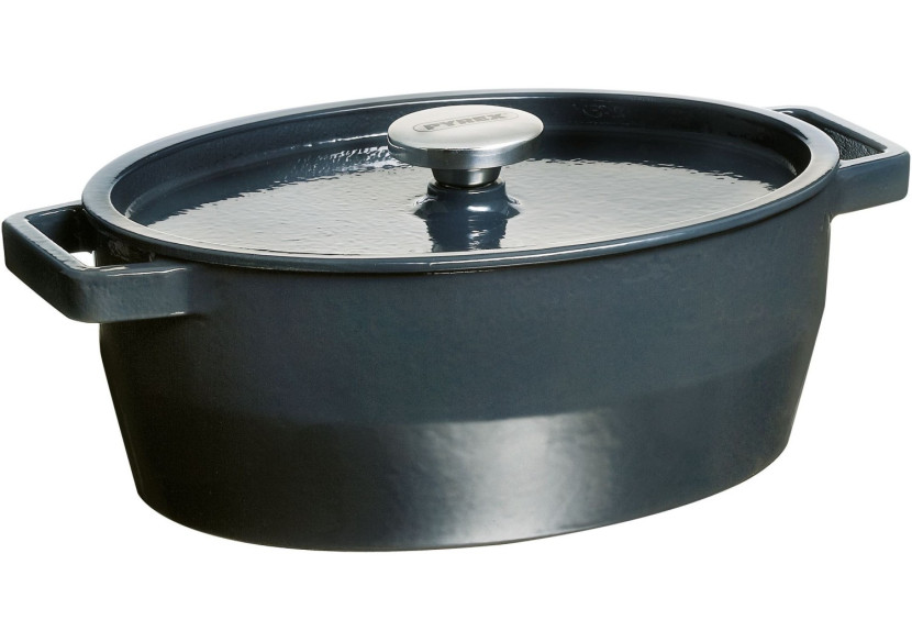 Braadpan Slowcook Ovale - Gietijzer, 5,8 litres - PY 266833 - Pyrex