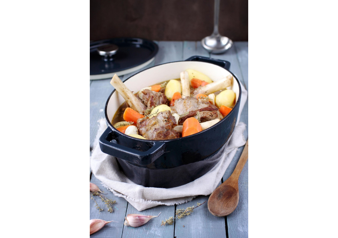 Braadpan Slowcook Ovale - Gietijzer, 5,8 litres - PY 266833 - Pyrex