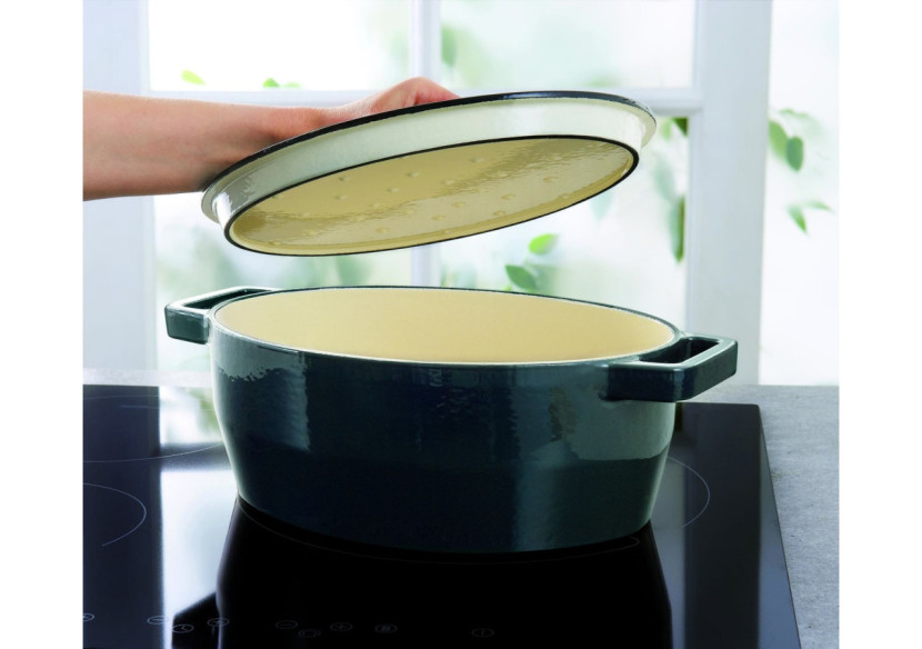 Braadpan Slowcook Ovale - Gietijzer, 5,8 litres - PY 266833 - Pyrex