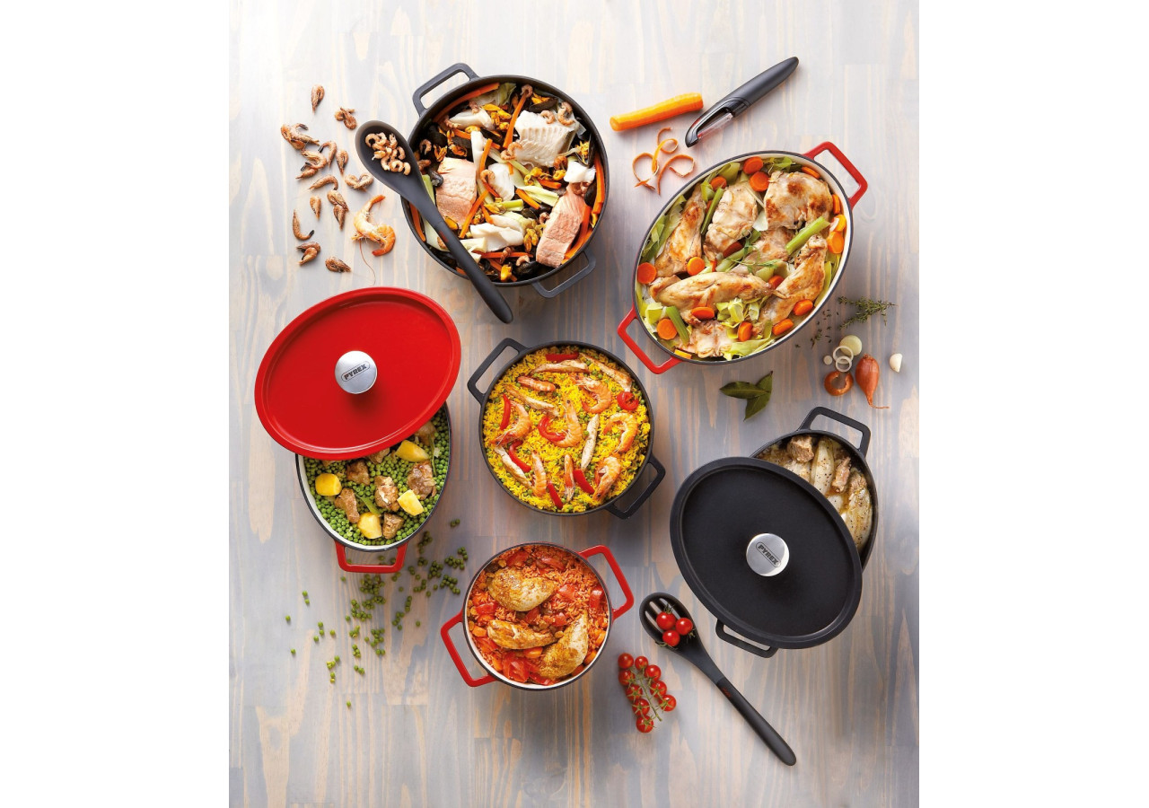 Braadpan Slowcook Ovale - Gietijzer, 5,8 litres - PY 266833 - Pyrex