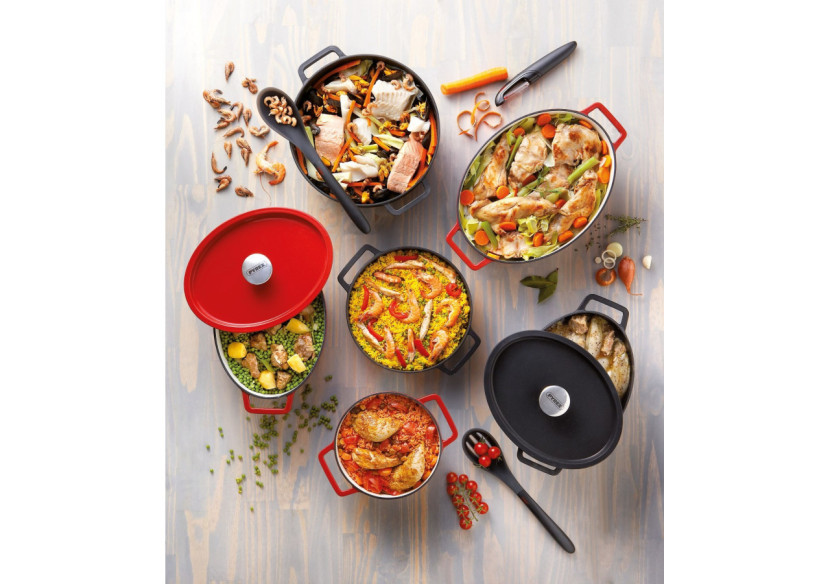 Braadpan Slowcook Ovale - Gietijzer, 5,8 litres - PY 266833 - Pyrex