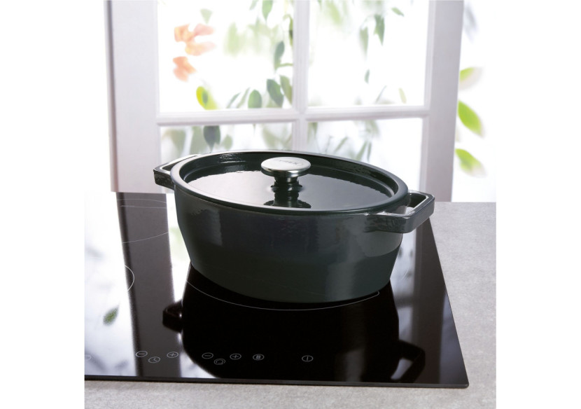 Braadpan Slowcook Ovale - Gietijzer, 5,8 litres - PY 266833 - Pyrex
