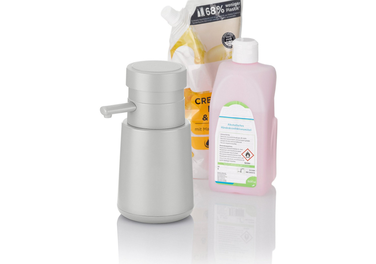 Distributeur Aurie 450 ml - Pour savon et désinfectant, facile à recharger - KE 245022 - Kela Badkamer