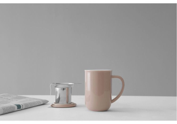 Tasse à thé Minima Balance - Porcelaine 500 ml avec filtre - VI 775507 - Viva 2
