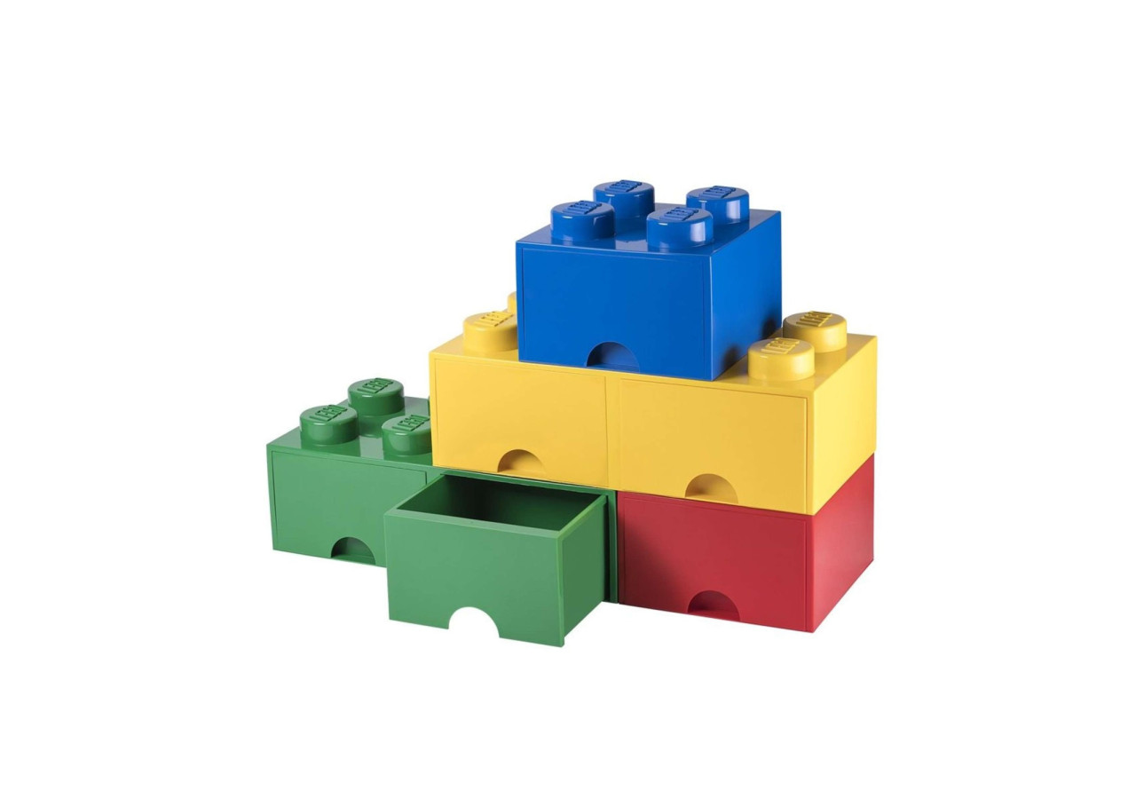 Boîte de rangement Brick 8 - Avec 2 tiroirs ludiques - RC 029548 - Lego