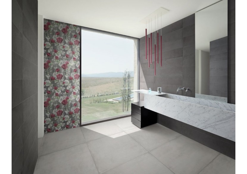 Carrelage décoratif mur intérieur grès cérame Roses  - Panaria : Confort'Mat