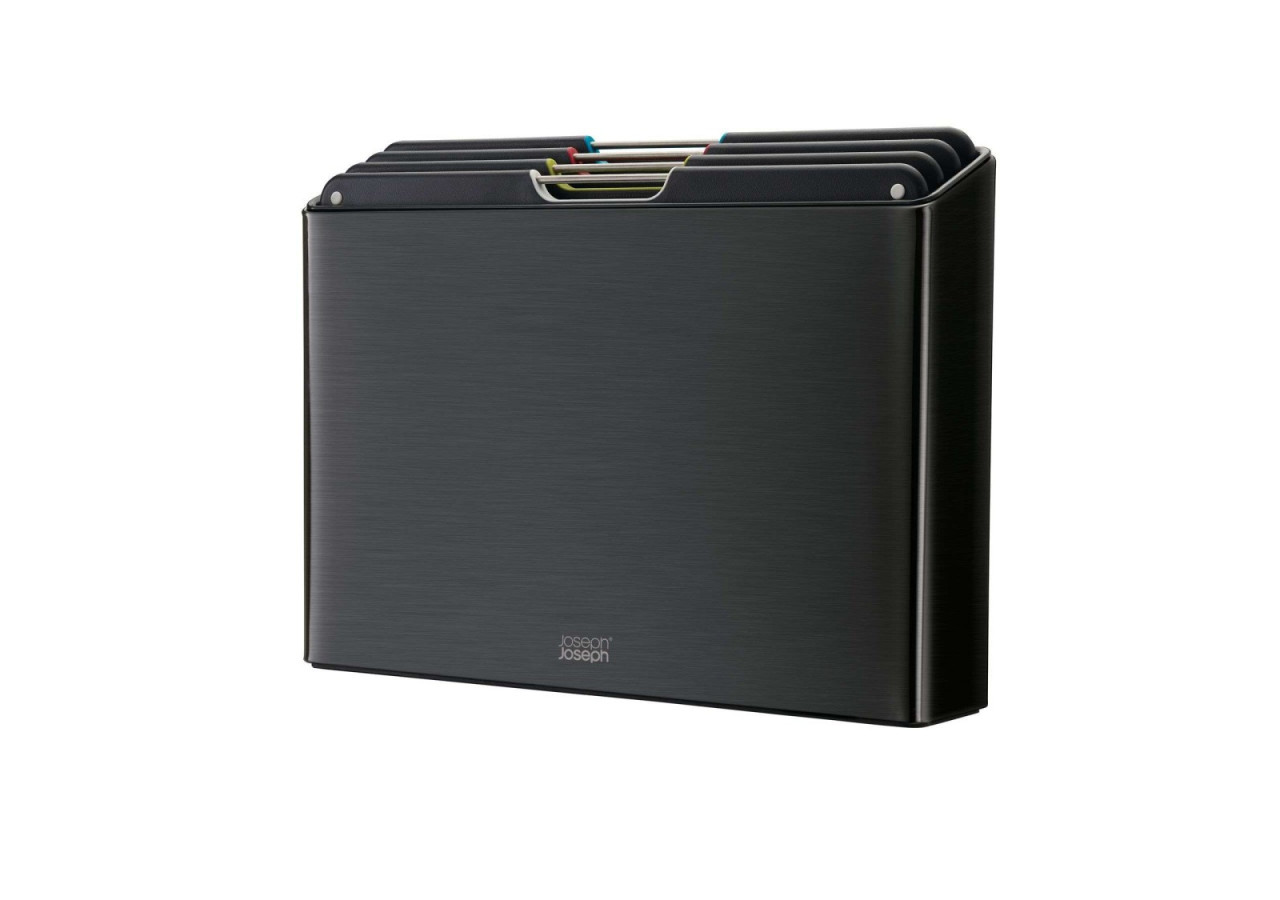 Set de 4 planches à découper Folio - Acier Carbon Black - JJ 001204 - Joseph Joseph