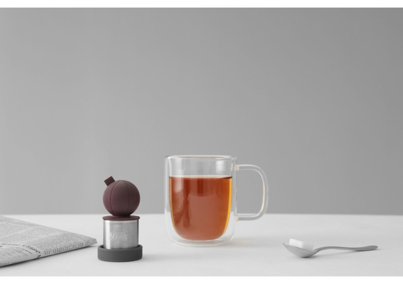 Filtre à thé flottant Infusion - Acier inoxydable et silicone - VI 776405 - Viva Filtre à thé flottant Infusion - Acier inoxydable et silicone - VI 776405 - Viva