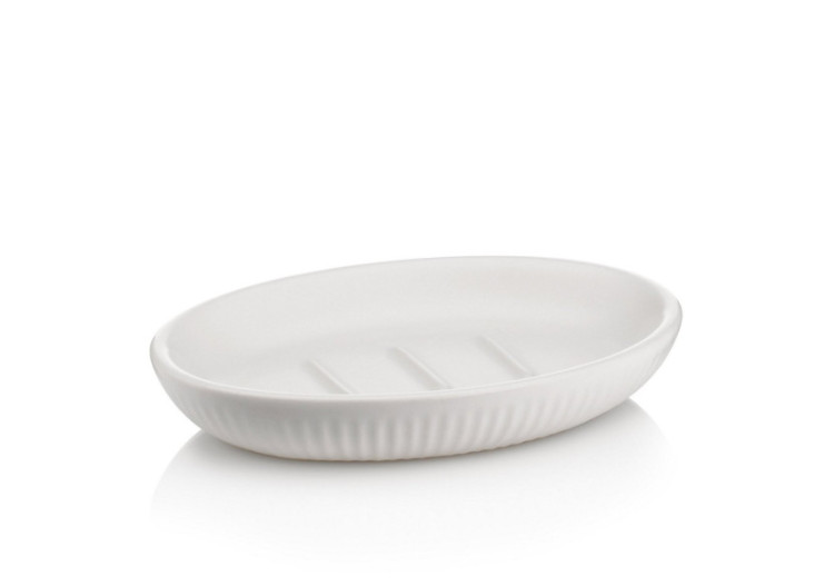 Support à Savon ADELE - Design élégant en céramique blanc cassé - KE 237300 - Kela Badkamer