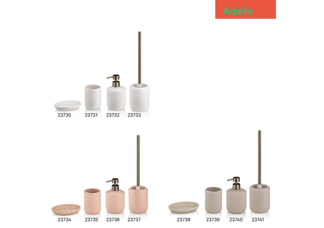 Support à Savon ADELE - Design élégant en céramique blanc cassé - KE 237300 - Kela Badkamer