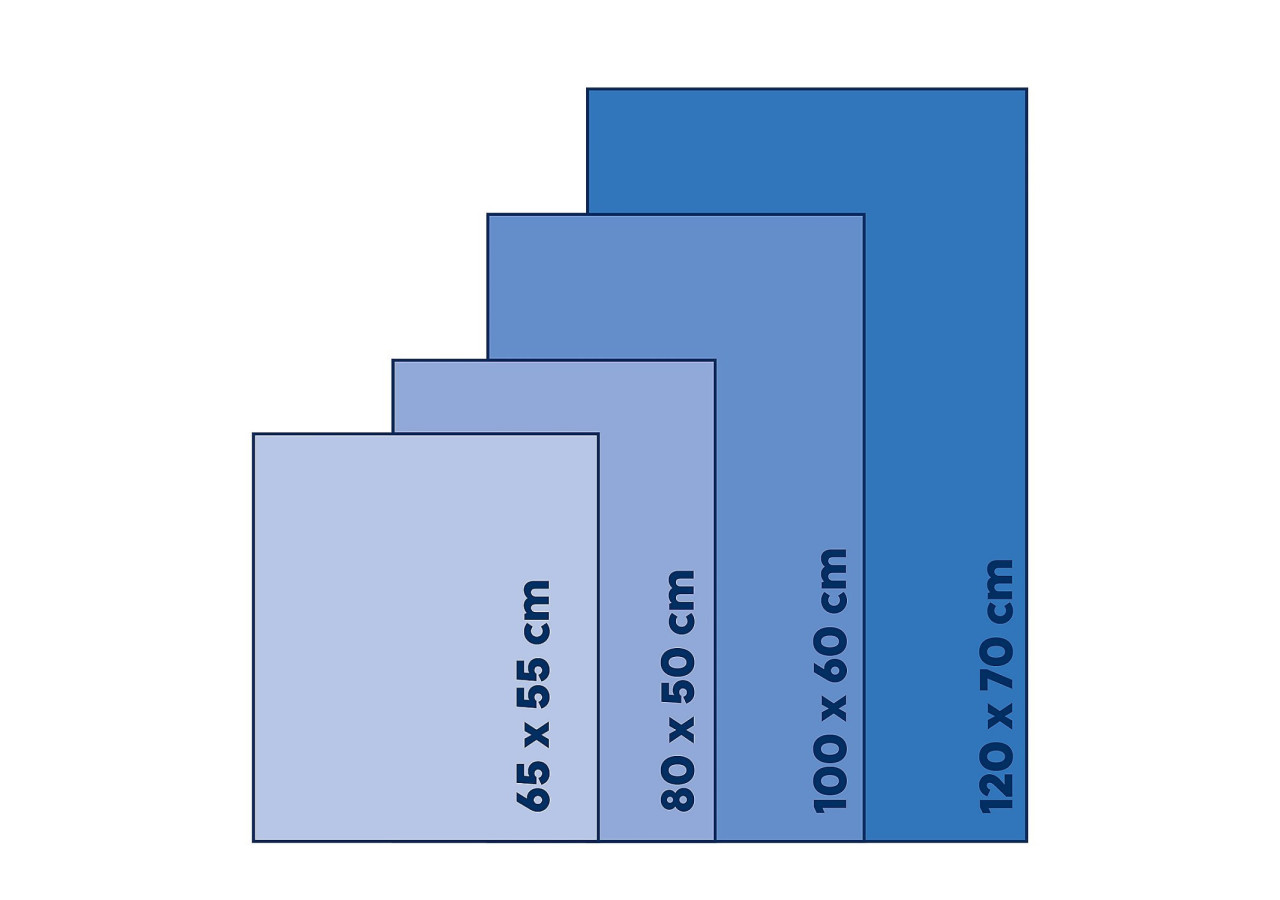 Tapis de Bain OMBRE - 100 x 60 cm en polyester recyclé - KE 235627 - Kela Badkamer