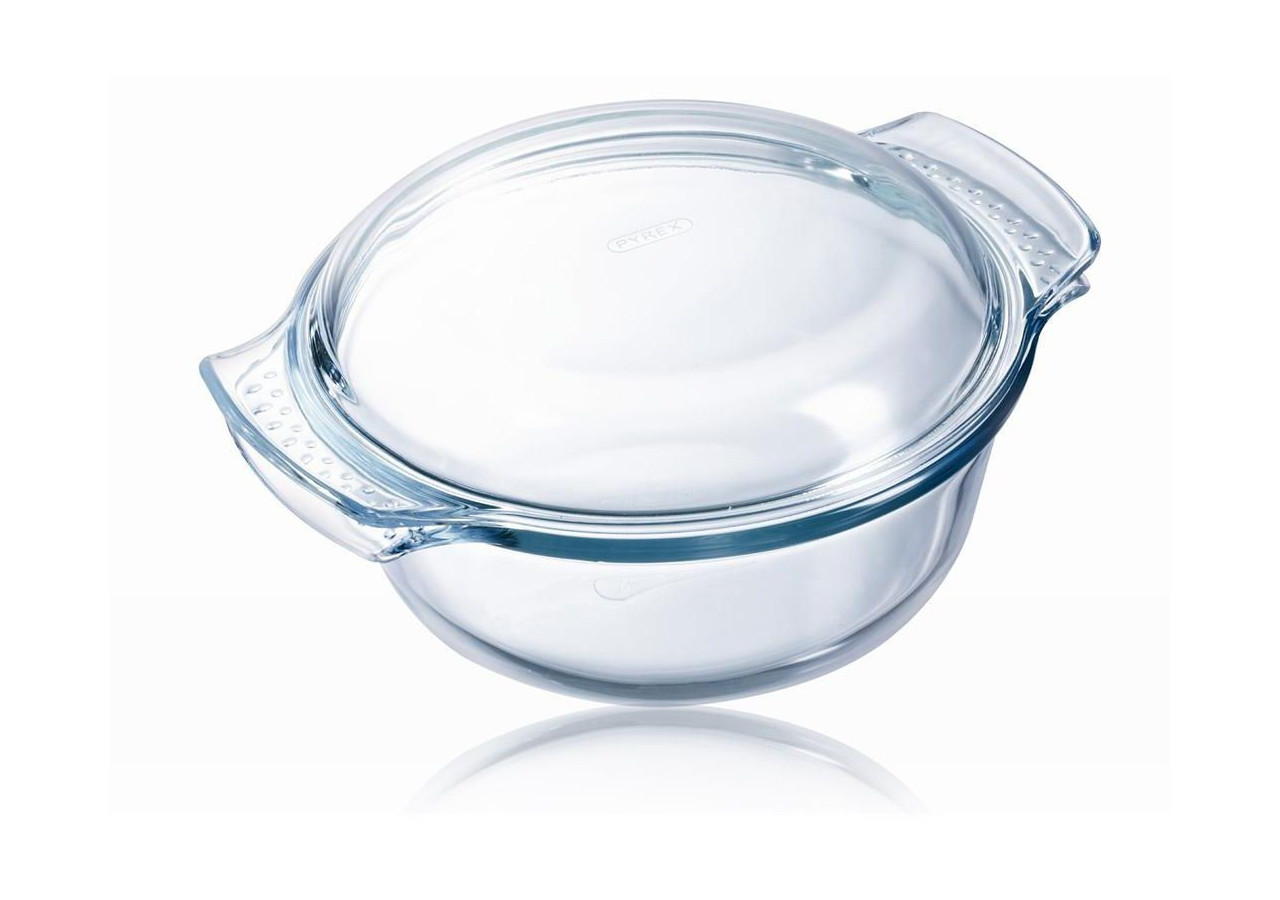 Plat OVEN CLASSIC - Ovale avec couvercle 4,9 litres en verre borosilicate - PY 002230 - Pyrex