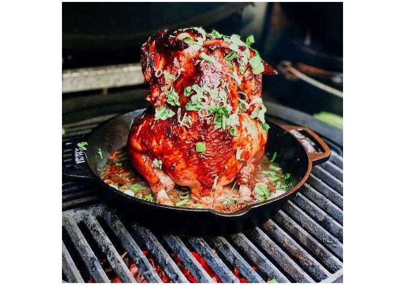 Chickensitter en Fonte - 28 cm pour cuisson de volailles - VH 612018 - Valhal