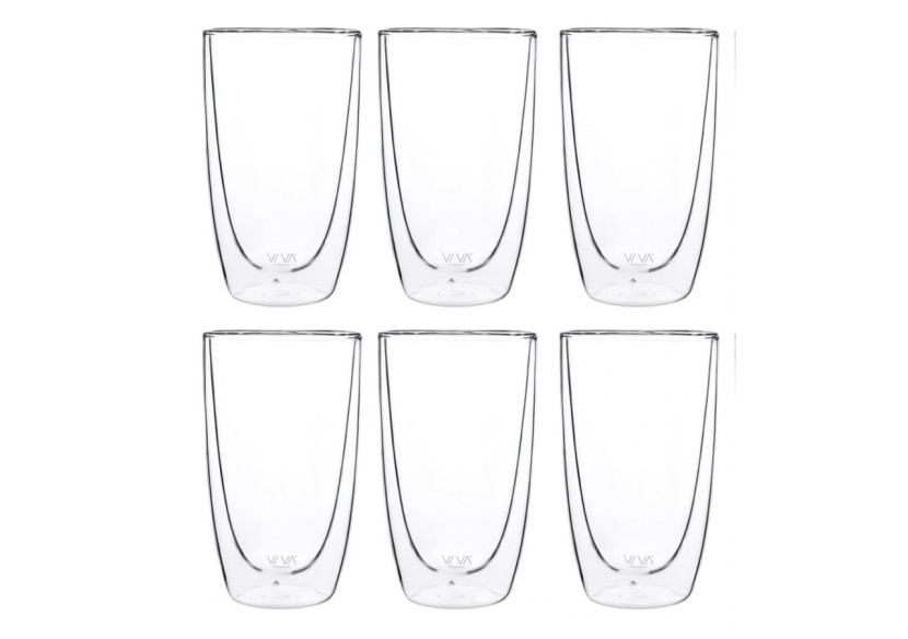 Verres Doubles Parois Lauren 490 ml - Élégance et Isolation - VI 849000 - Viva Verres Doubles Parois Lauren 490 ml - Élégance et Isolation - VI 849000 - Viva