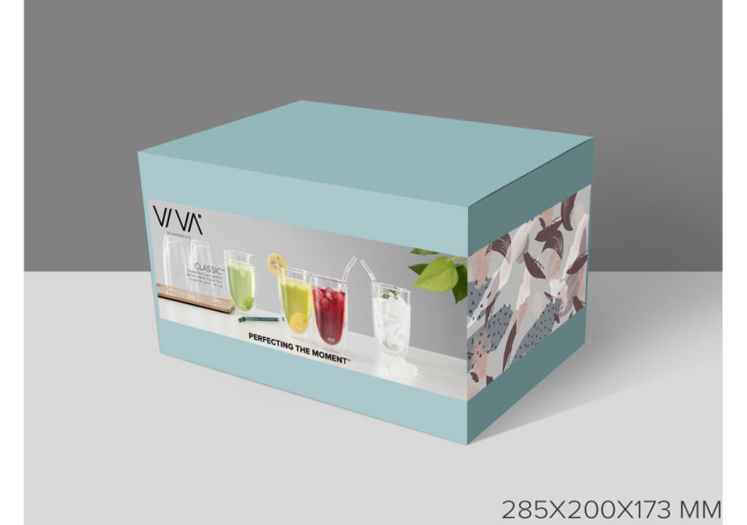 Verres Doubles Parois Lauren 490 ml - Élégance et Isolation - VI 849000 - Viva Verres Doubles Parois Lauren 490 ml - Élégance et Isolation - VI 849000 - Viva