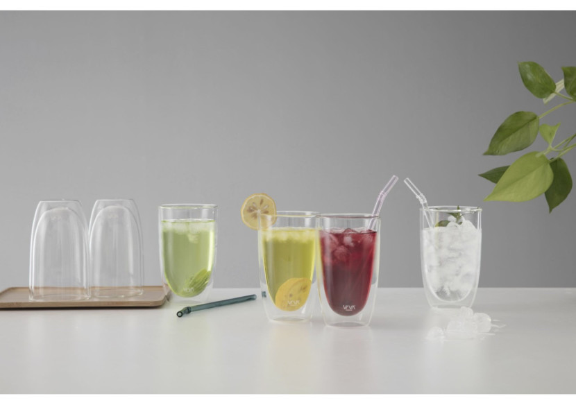 Verres Doubles Parois Lauren 490 ml - Élégance et Isolation - VI 849000 - Viva Verres Doubles Parois Lauren 490 ml - Élégance et Isolation - VI 849000 - Viva