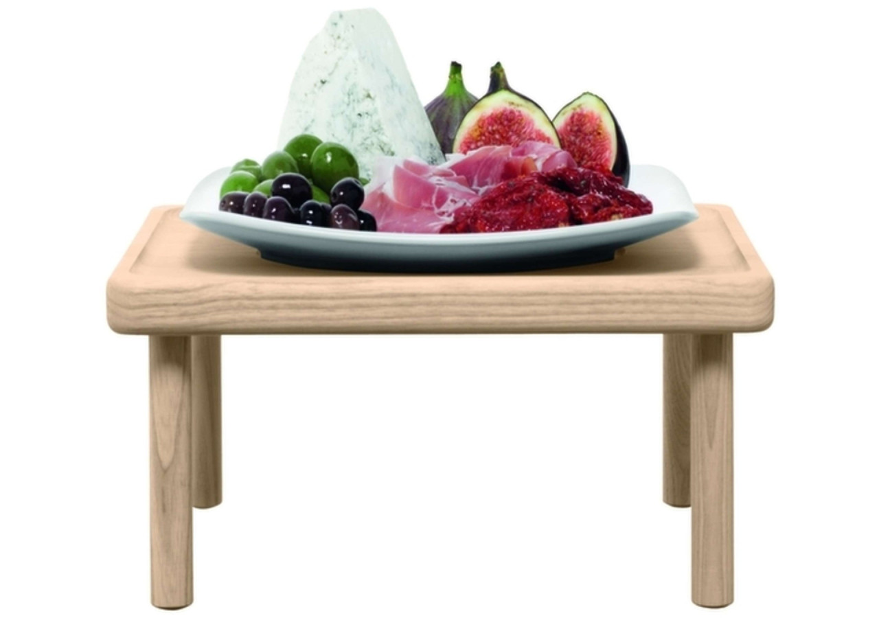 Plateau de service Stilt - Porcelaine et bois 23,8x35,5 cm - LS 623844 - L.S.A.