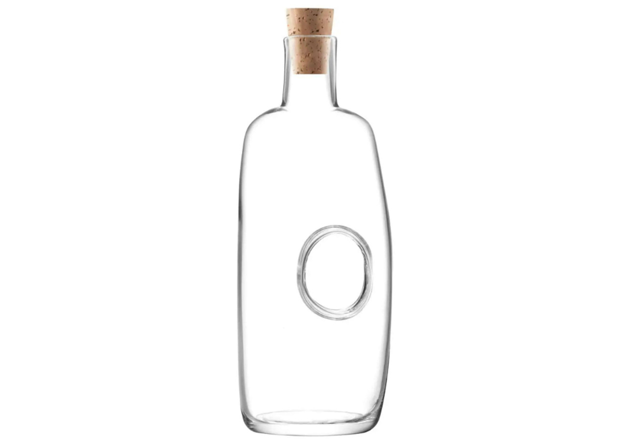 Carafe VOID avec Stopper - 1,1 litre en verre élégant - LS 567759 - L.S.A.