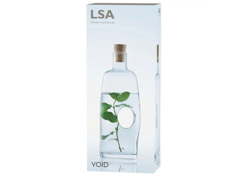 Carafe VOID avec Stopper - 1,1 litre en verre élégant - LS 567759 - L.S.A. Carafe VOID avec Stopper - 1,1 litre en verre élégant - LS 567759 - L.S.A.