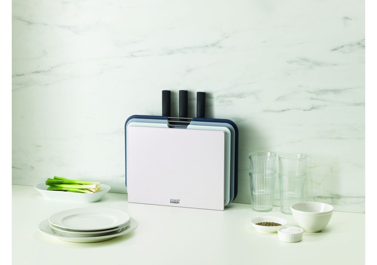 Set de 6 Planches à Découper avec Couteaux - Organisé et Coloré - JJ 003338 - Joseph Joseph