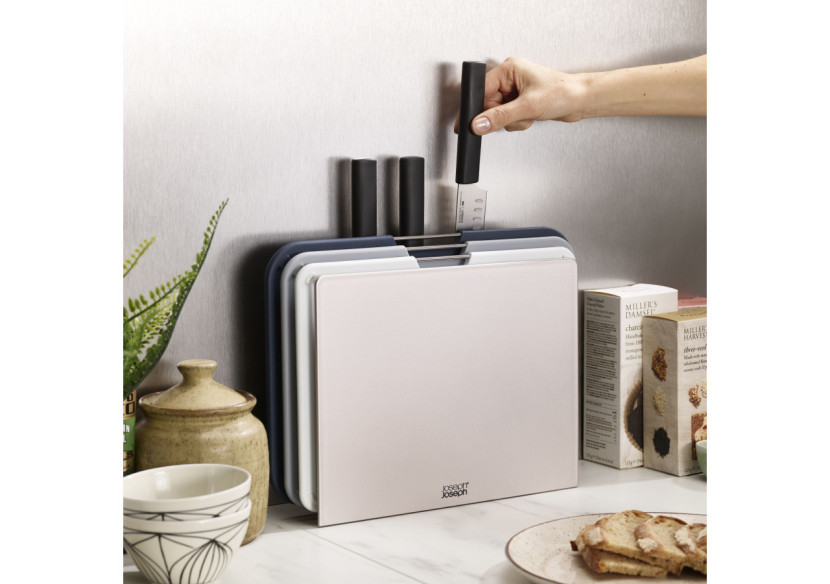 Set de 6 Planches à Découper avec Couteaux - Organisé et Coloré - JJ 003338 - Joseph Joseph Set de 6 Planches à Découper avec Couteaux - Organisé et Coloré - JJ 003338 - Joseph Joseph