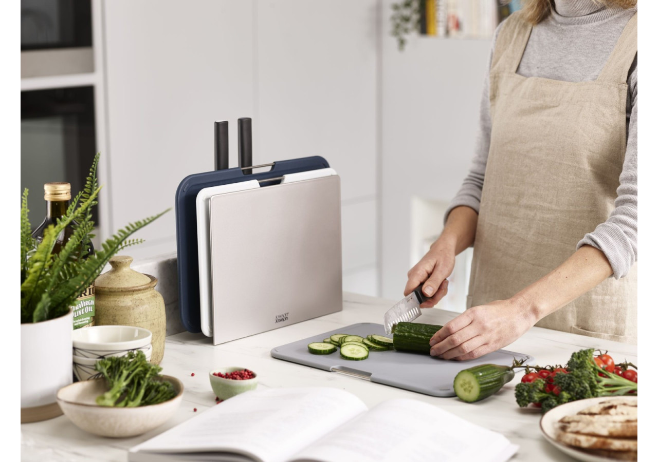 Set de 6 Planches à Découper avec Couteaux - Organisé et Coloré - JJ 003338 - Joseph Joseph