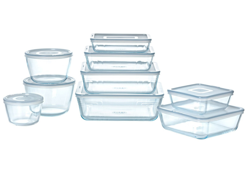Salière Cook & Freeze - Rond 12 x 6 cm en verre borosilicaté - PY 283502 - Pyrex Salière Cook & Freeze - Rond 12 x 6 cm en verre borosilicaté - PY 283502 - Pyrex