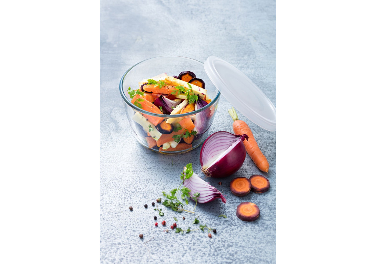 Salière Cook & Freeze - Rond 12 x 6 cm en verre borosilicaté - PY 283502 - Pyrex