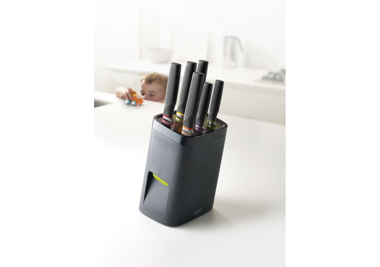 Block de Couteaux LockBlock - Système de Sécurité Innovant - JJ 101263 - Joseph Joseph