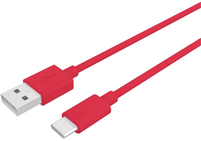 Câble USB Type-C ProCompact - 1 mètre Rouge - CE 750604 - Celly