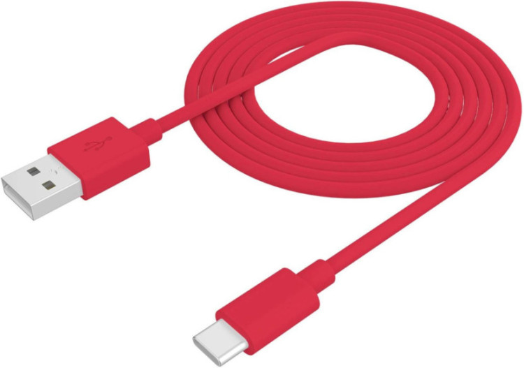 Câble USB Type-C ProCompact - 1 mètre Rouge - CE 750604 - Celly 2
