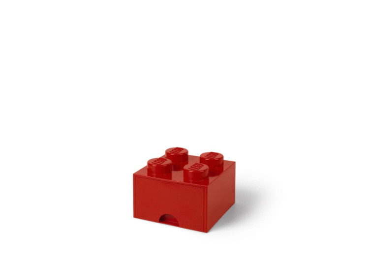 Boîte de Rangement avec Tiroir Brick 4 - Fun et Pratique - RC 029418 - Lego