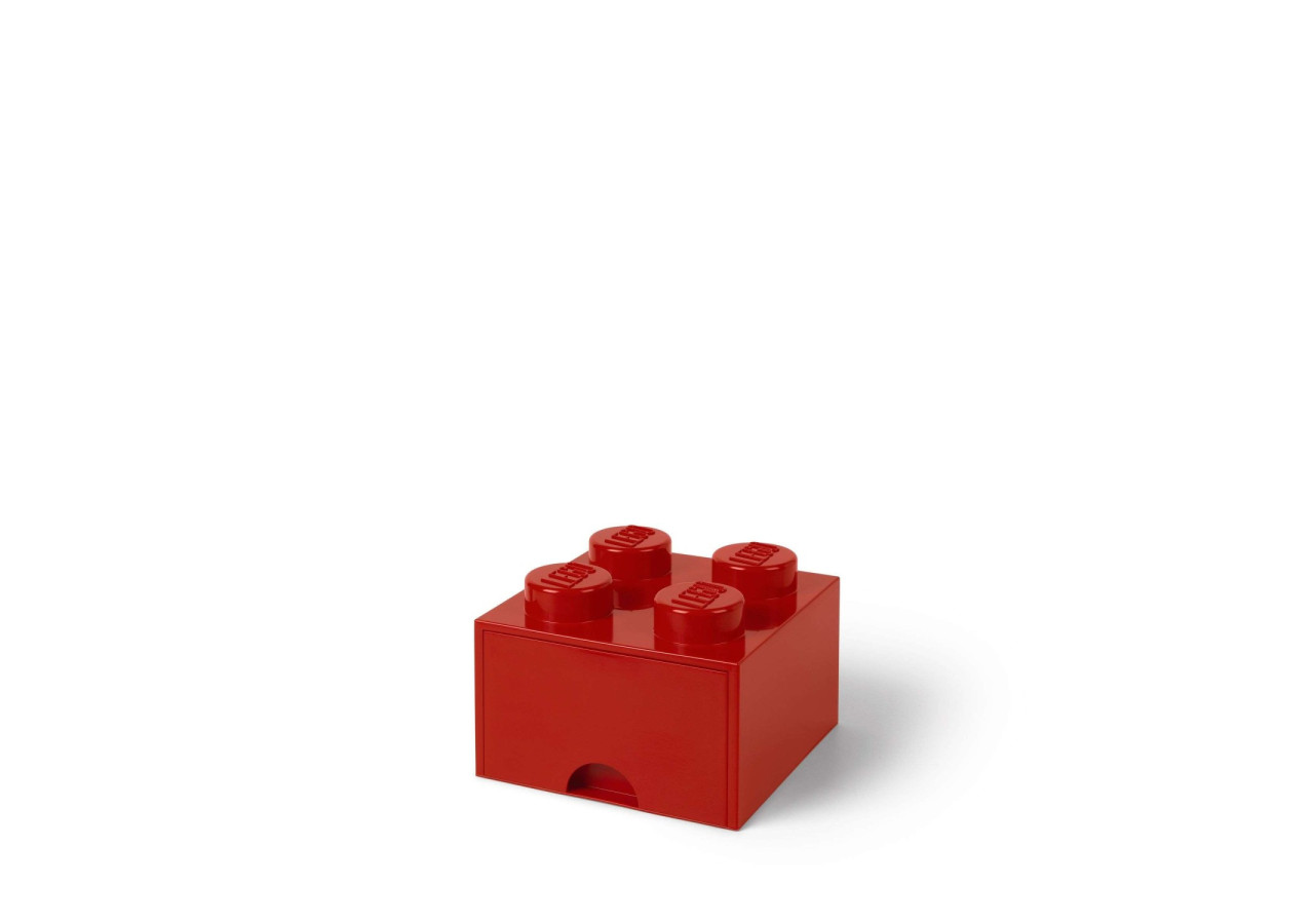 Boîte de Rangement avec Tiroir Brick 4 - Fun et Pratique - RC 029418 - Lego