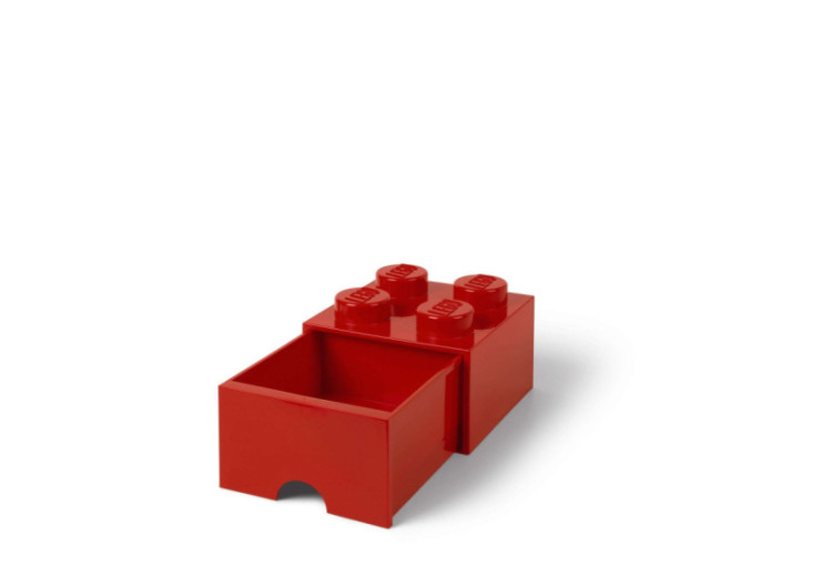 Boîte de Rangement avec Tiroir Brick 4 - Fun et Pratique - RC 029418 - Lego 2