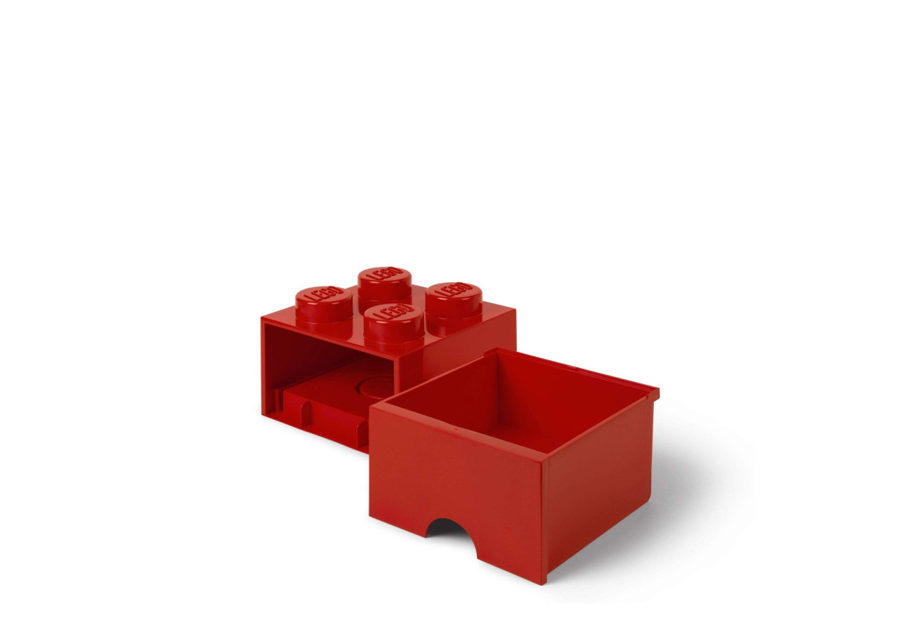 Boîte de Rangement avec Tiroir Brick 4 - Fun et Pratique - RC 029418 - Lego