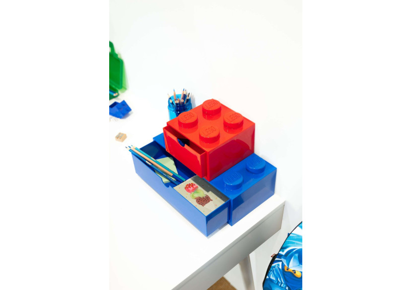 Boîte de Rangement avec Tiroir Brick 4 - Fun et Pratique - RC 029418 - Lego Boîte de Rangement avec Tiroir Brick 4 - Fun et Pratique - RC 029418 - Lego