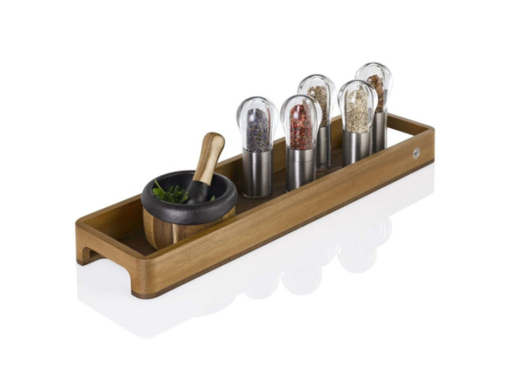 Plateau Serve Slim - Acacia 60 x 15,5 x 5 cm - AD ST23 B - Adhoc 2