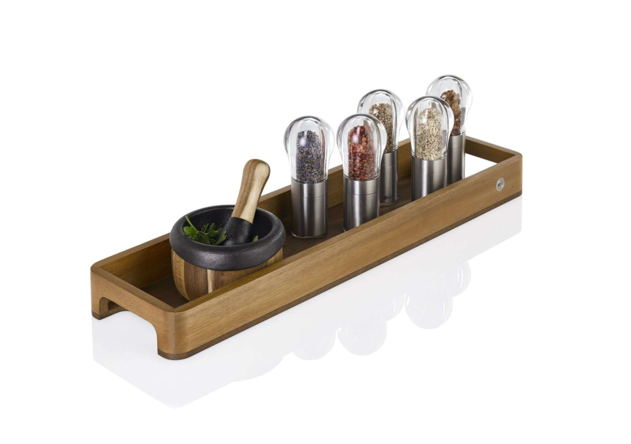 Plateau Serve Slim - Acacia 60 x 15,5 x 5 cm - AD ST23 B - Adhoc