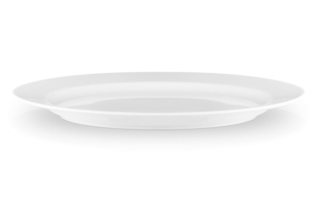Assiette Ovale Legio Nova - Porcelaine 31 cm, design élégant et durable - ET 070935 - Eva Trio