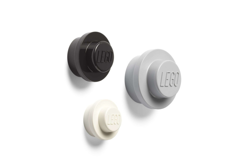 Set de Crochets Muraux LEGO - Ensemble de 3, coloré et ludique - RC 031855 - Lego