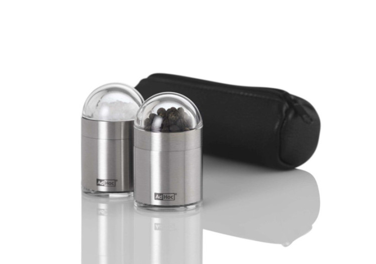 Set de moulins à poivre et sel Peknick To Go - Idéal pour vos repas en plein air - AD MP15_S - Adhoc