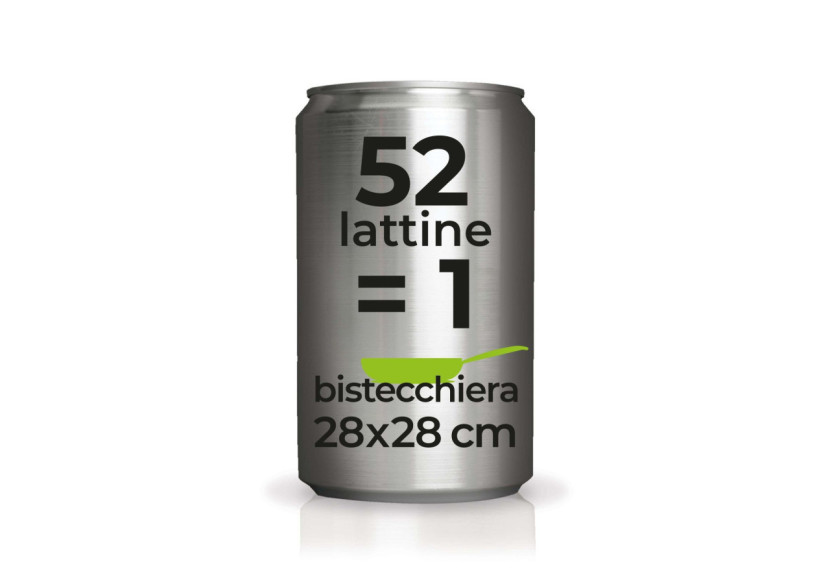 Poêle à Griller Recy - 28 x 28 cm en Aluminium Recyclé - MN 172106 - Moneta Poêle à Griller Recy - 28 x 28 cm en Aluminium Recyclé - MN 172106 - Moneta