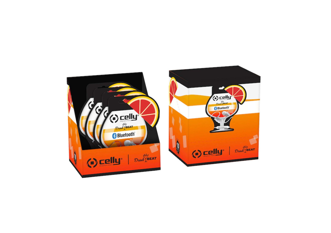 Casque In-Ear Bluetooth DrinkBeat - Expérience Sonore Inégalée - CE 188476 - Celly
