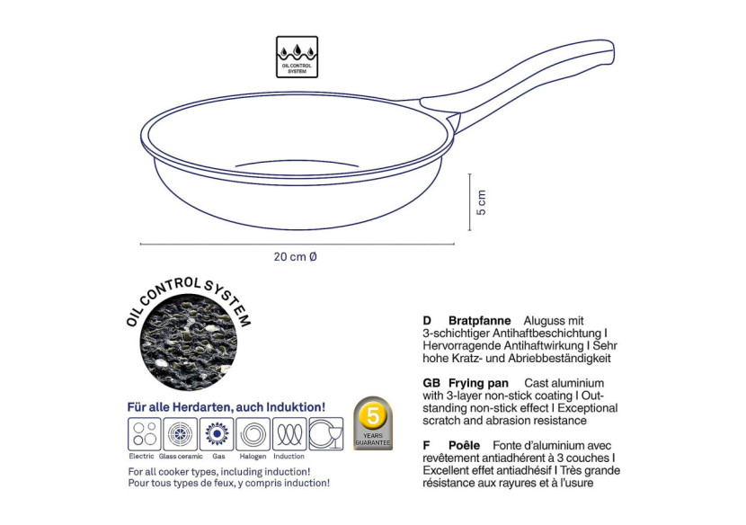 Poêle Stella Nova en Aluminium - 20 cm - KE 122156 - Kela Keuken Poêle Stella Nova en Aluminium - 20 cm - KE 122156 - Kela Keuken