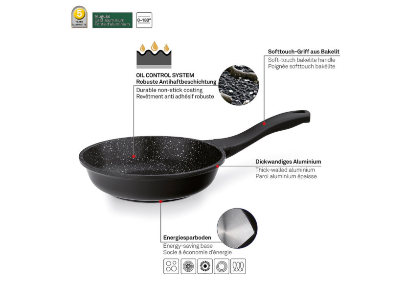 Poêle Stella Nova en Aluminium - 20 cm - KE 122156 - Kela Keuken Poêle Stella Nova en Aluminium - 20 cm - KE 122156 - Kela Keuken