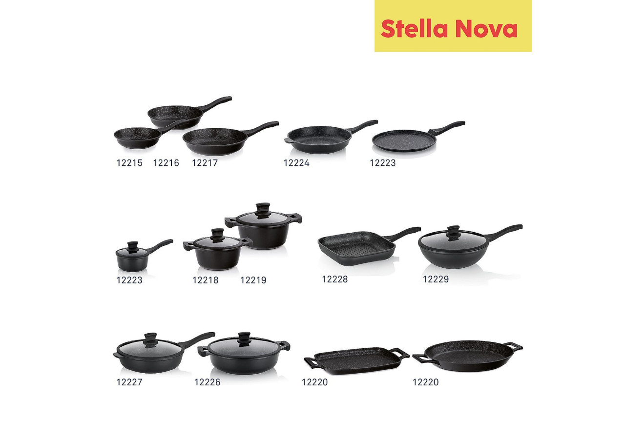 Poêle Stella Nova en Aluminium - 20 cm - KE 122156 - Kela Keuken